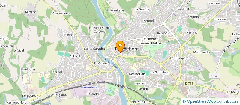 localisation de l'entreprise EPI SERVICES L.A à HENNEBONT