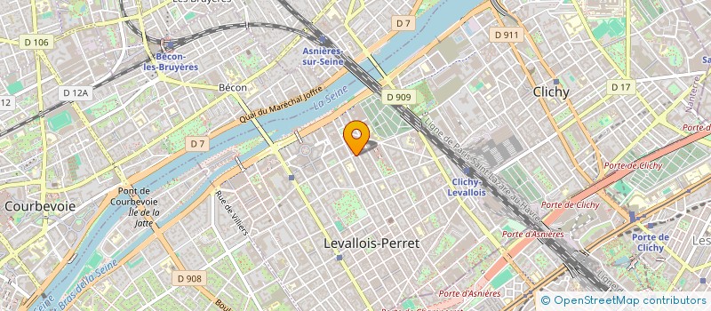 localisation de l'entreprise EPI STEACK HOUSE à LEVALLOIS-PERRET