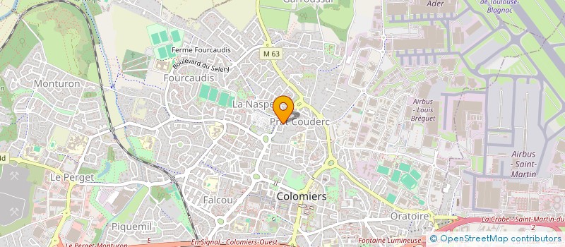 localisation de l'entreprise EPI STUDIO à COLOMIERS