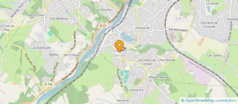 localisation de l'entreprise EPI TETE à CONDAT-SUR-VIENNE