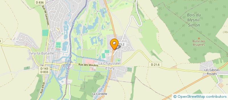 localisation de l'entreprise EPI-VETO à LA CHAUSSEE-D'IVRY