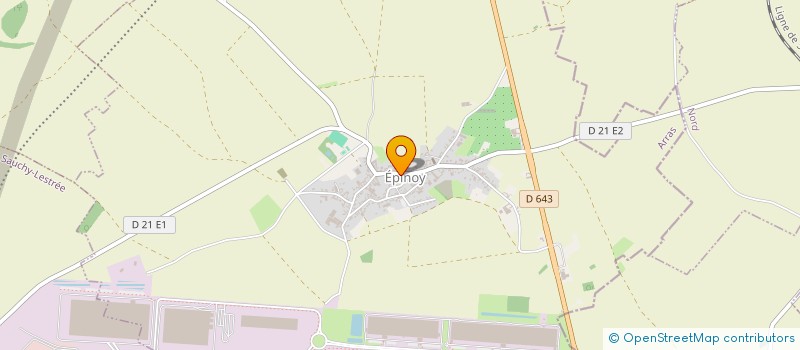 localisation de l'entreprise EPIBIKE  EPINOY