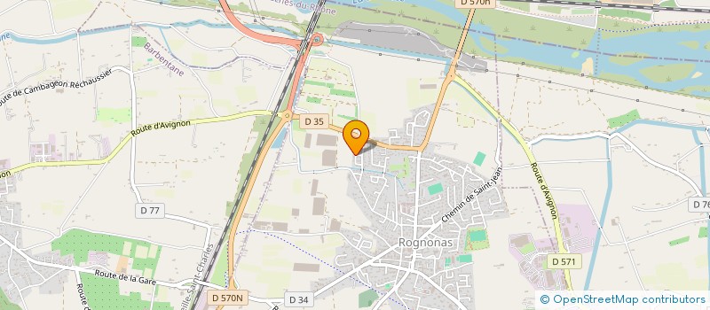 localisation de l'entreprise EPIC à ROGNONAS