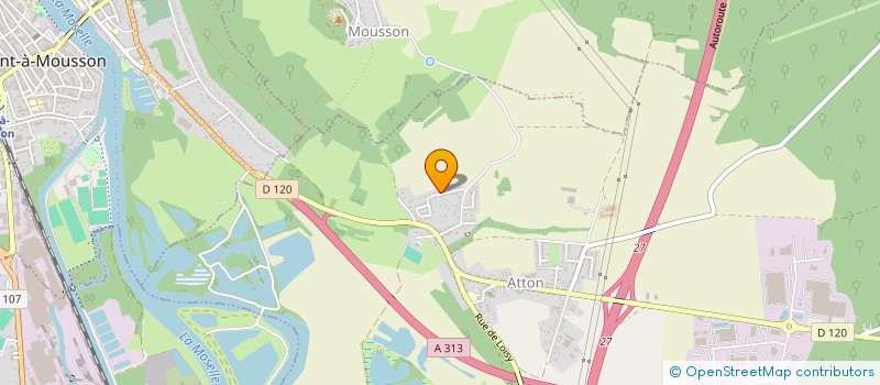 localisation de l'entreprise EPIC  ATTON