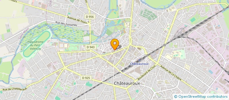 localisation de l'entreprise EPIC CHATEAUROUX EVENTS à CHATEAUROUX