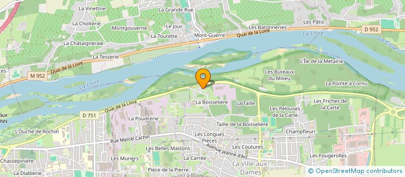 localisation de l'entreprise EPIC (ENTREPOTS PLATES FORMES INDUST CEN  SAINT-PIERRE-DES-CORPS