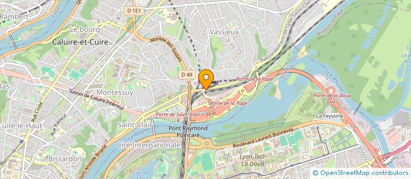 localisation de l'entreprise EPIC FCE  CALUIRE-ET-CUIRE