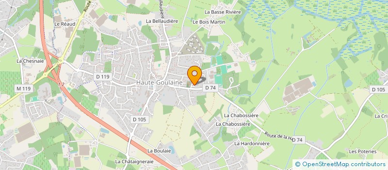 localisation de l'entreprise EPIC FITNESS à HAUTE-GOULAINE