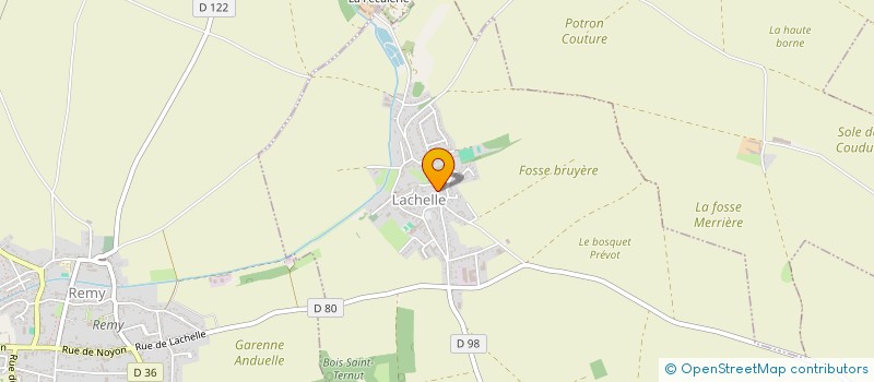 localisation de l'entreprise EPIC INGENIERIE  LACHELLE