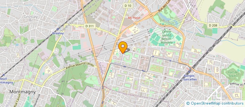 localisation de l'entreprise EPIC LANTERNE  SARCELLES