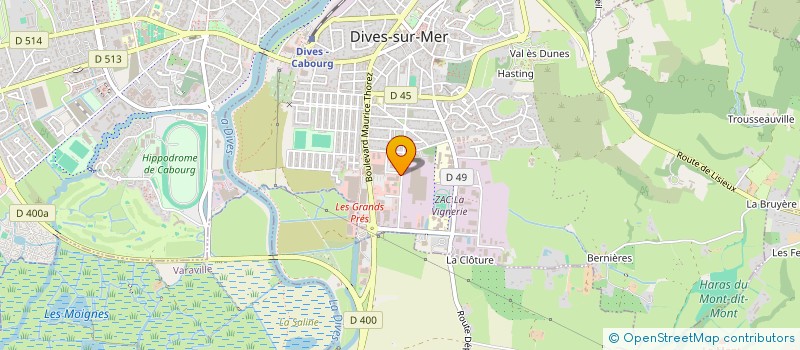 localisation de l'entreprise EPIC SURFSKI EU  DIVES-SUR-MER