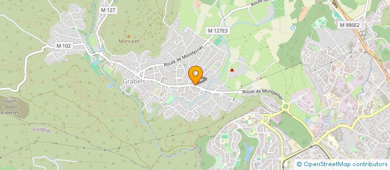 localisation de l'entreprise EPIC VTT  GRABELS