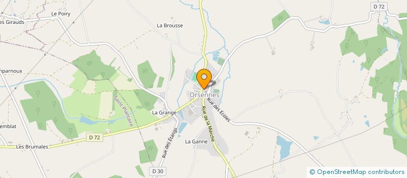 localisation de l'entreprise EPICAVE à ORSENNES