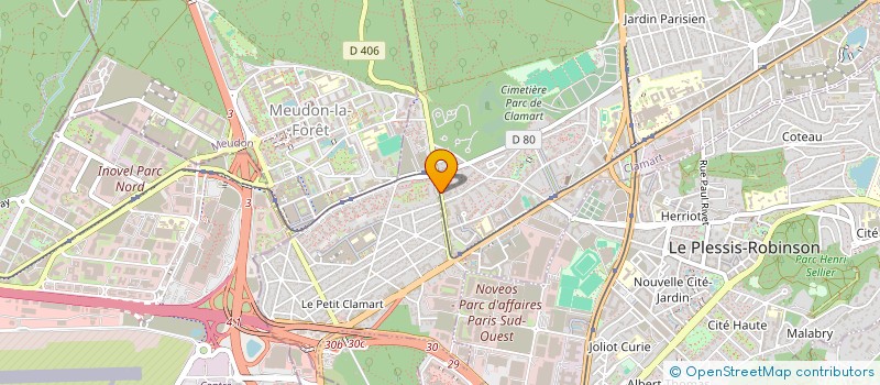 localisation de l'entreprise EPICDEN à CLAMART