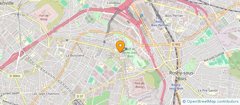 localisation de l'entreprise EPICE ENERGIE à ROSNY-SOUS-BOIS