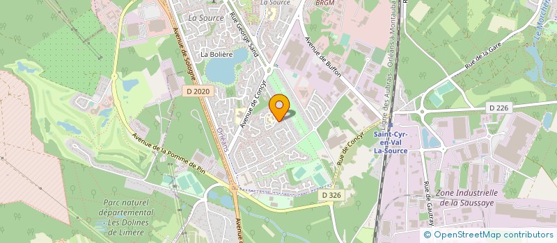 localisation de l'entreprise EPICE MARRE CLUB à ORLEANS