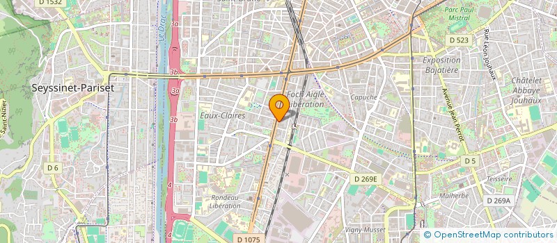 localisation de l'entreprise EPICEA  GRENOBLE