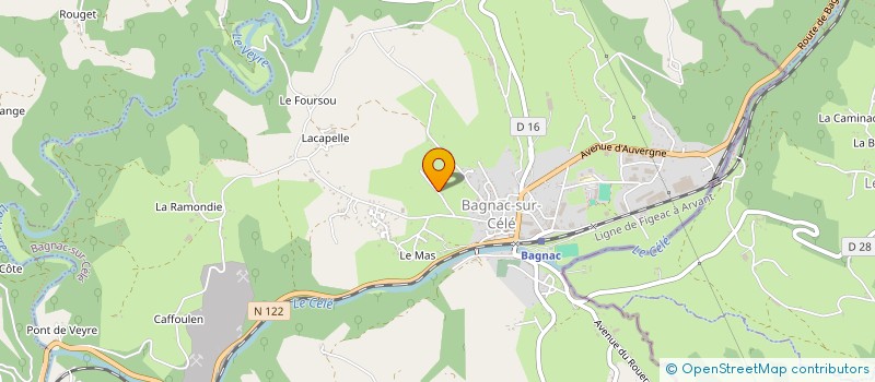 localisation de l'entreprise EPICEA à BAGNAC-SUR-CELE