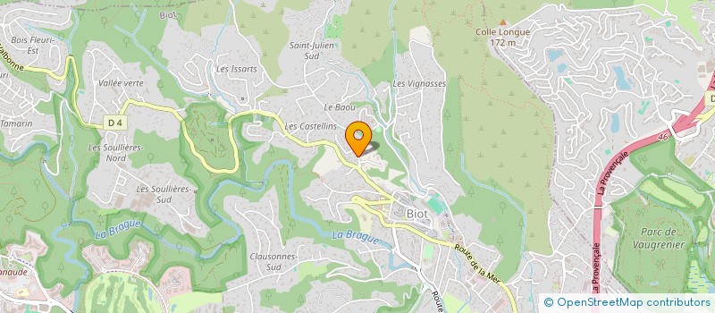 localisation de l'entreprise EPICEA  BIOT