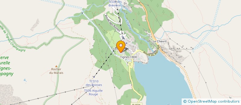 localisation de l'entreprise EPICEA  TIGNES