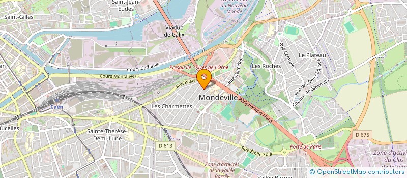 localisation de l'entreprise EPICENE à MONDEVILLE