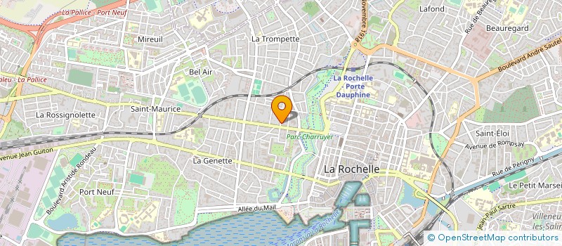 localisation de l'entreprise EPICENTRE CENTRE DE RESSOURCES à LA ROCHELLE
