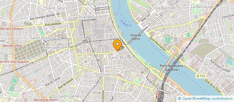 localisation de l'entreprise EPICERIE 48  BORDEAUX