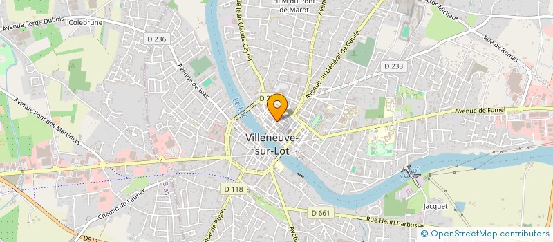 localisation de l'entreprise EPICERIE A LA VILLENEUVOISE à VILLENEUVE-SUR-LOT