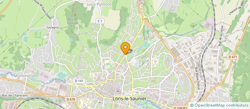 localisation de l'entreprise EPICERIE ARMAND à LONS-LE-SAUNIER