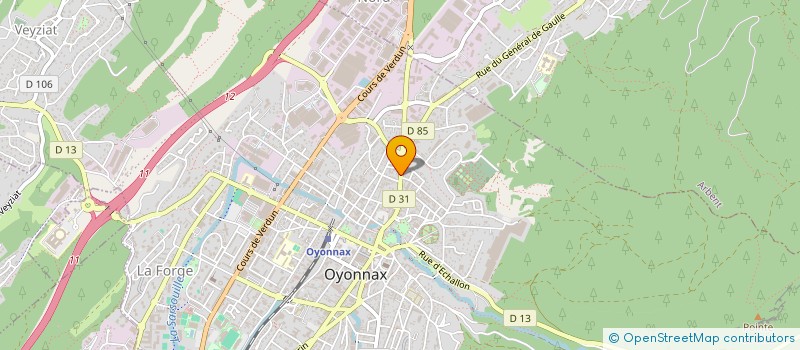 localisation de l'entreprise EPICERIE BANGKOK  OYONNAX