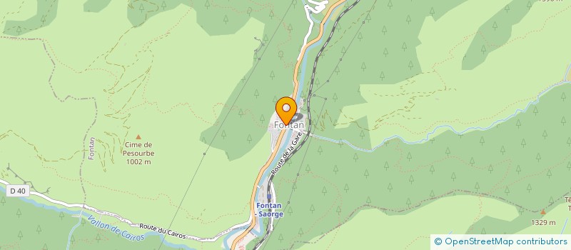 localisation de l'entreprise EPICERIE BRIAND  FONTAN