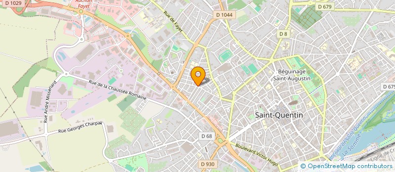 localisation de l'entreprise EPICERIE-CAFE WAECHTER ET COMPAGNIE à SAINT-QUENTIN