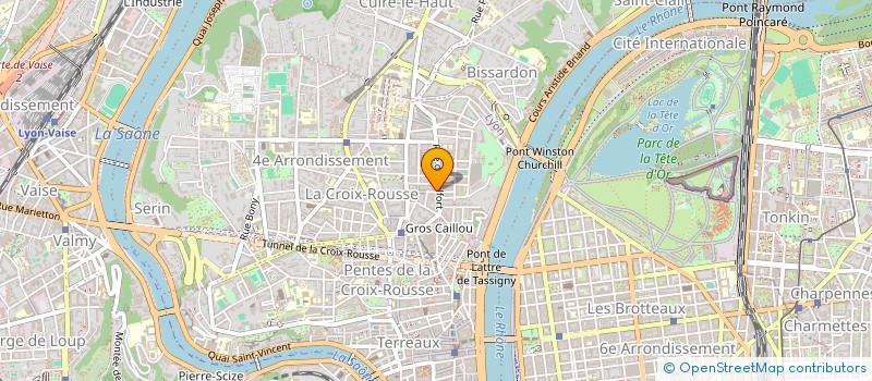 localisation de l'entreprise EPICERIE CROIX ROUSSE  LYON