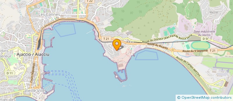 localisation de l'entreprise EPICERIE D'ASPRETTO à AJACCIO