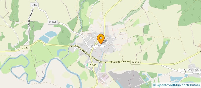 localisation de l'entreprise EPICERIE DE BEAURIEUX à BEAURIEUX