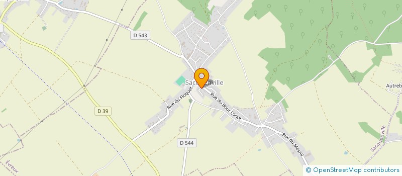 localisation de l'entreprise EPICERIE DE BISQUE EN COIN  SACQUENVILLE