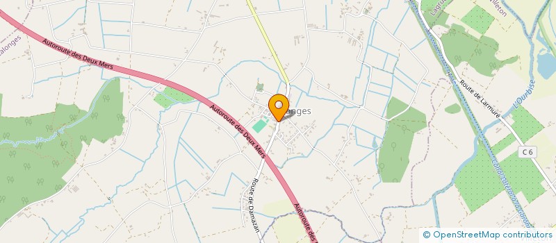 localisation de l'entreprise EPICERIE DE CALONGES  CALONGES