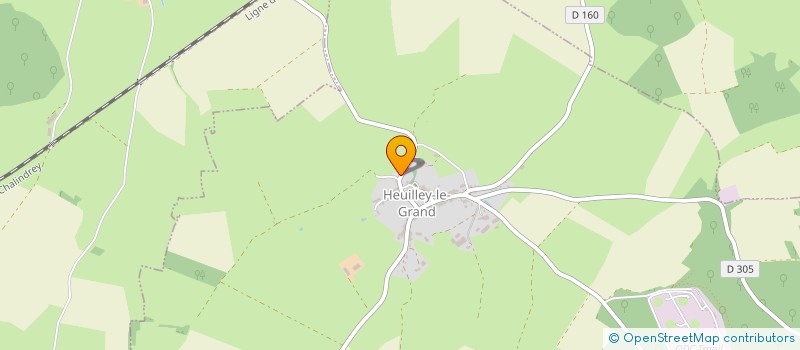 localisation de l'entreprise EPICERIE DE FRANCE à HEUILLEY-LE-GRAND