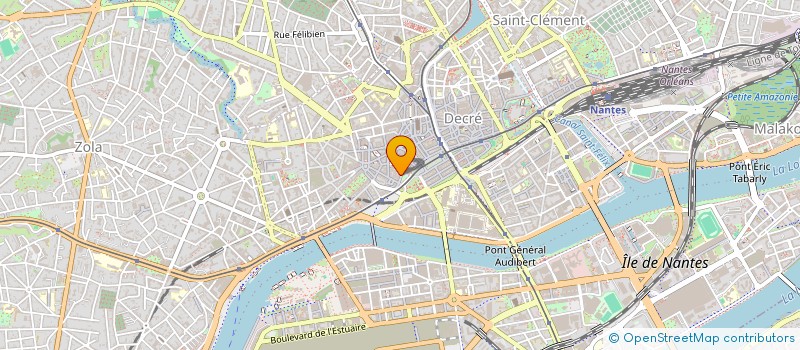 localisation de l'entreprise EPICERIE DE LA BOURSE à NANTES