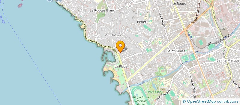 localisation de l'entreprise EPICERIE DE LA CORNICHE à MARSEILLE
