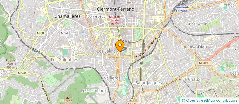 localisation de l'entreprise EPICERIE DE LA GARE ROUTIERE  CLERMONT-FERRAND