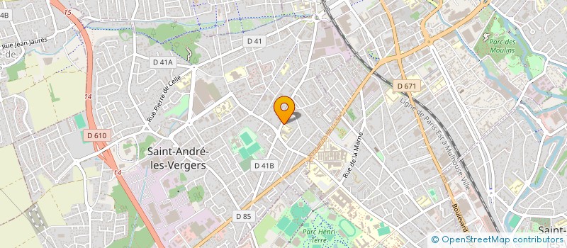 localisation de l'entreprise EPICERIE DE LA MISSION à SAINT-ANDRE-LES-VERGERS