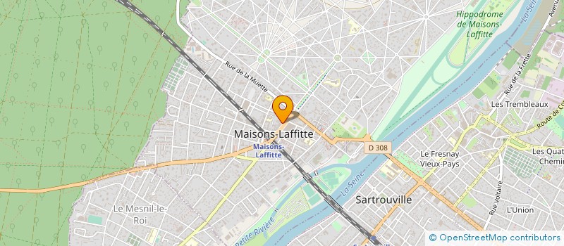localisation de l'entreprise EPICERIE DE LONGUEIL à MAISONS-LAFFITTE