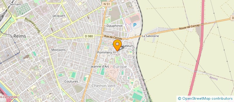 localisation de l'entreprise EPICERIE DE REIMS à REIMS
