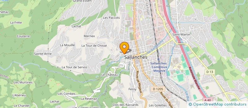 localisation de l'entreprise EPICERIE DE SAINT ROCH à SALLANCHES