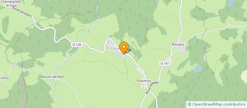 localisation de l'entreprise EPICERIE DE VILLAGE EN VILLAGE  EMPURY