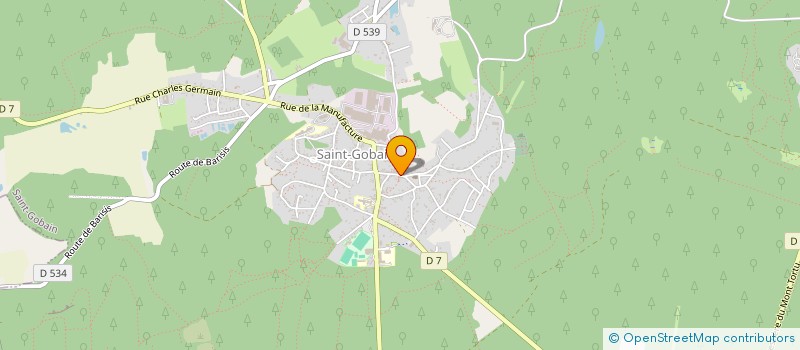 localisation de l'entreprise EPICERIE DE VOAS  SAINT-GOBAIN