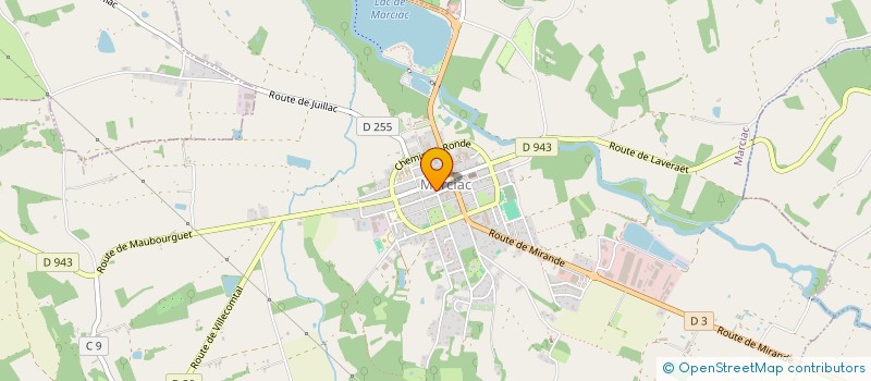 localisation de l'entreprise EPICERIE DES ARCADES  MARCIAC