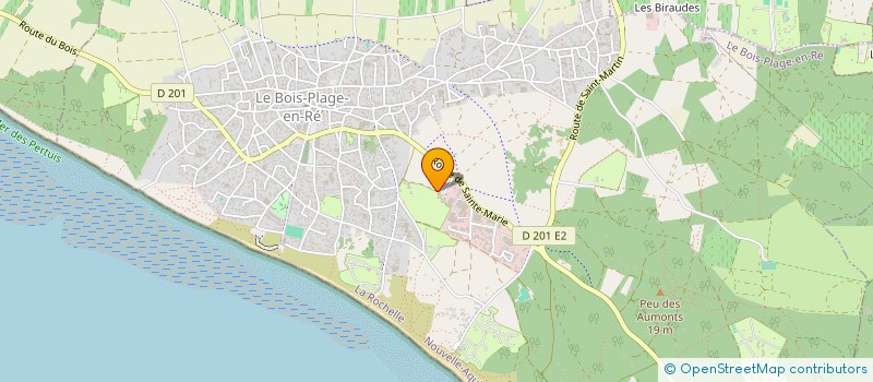 localisation de l'entreprise EPICERIE DES CEVETTES  LE BOIS-PLAGE-EN-RE