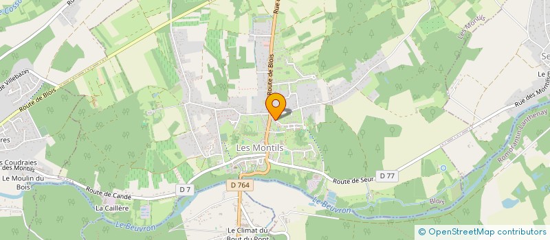 localisation de l'entreprise EPICERIE DES MONTILS  LES MONTILS